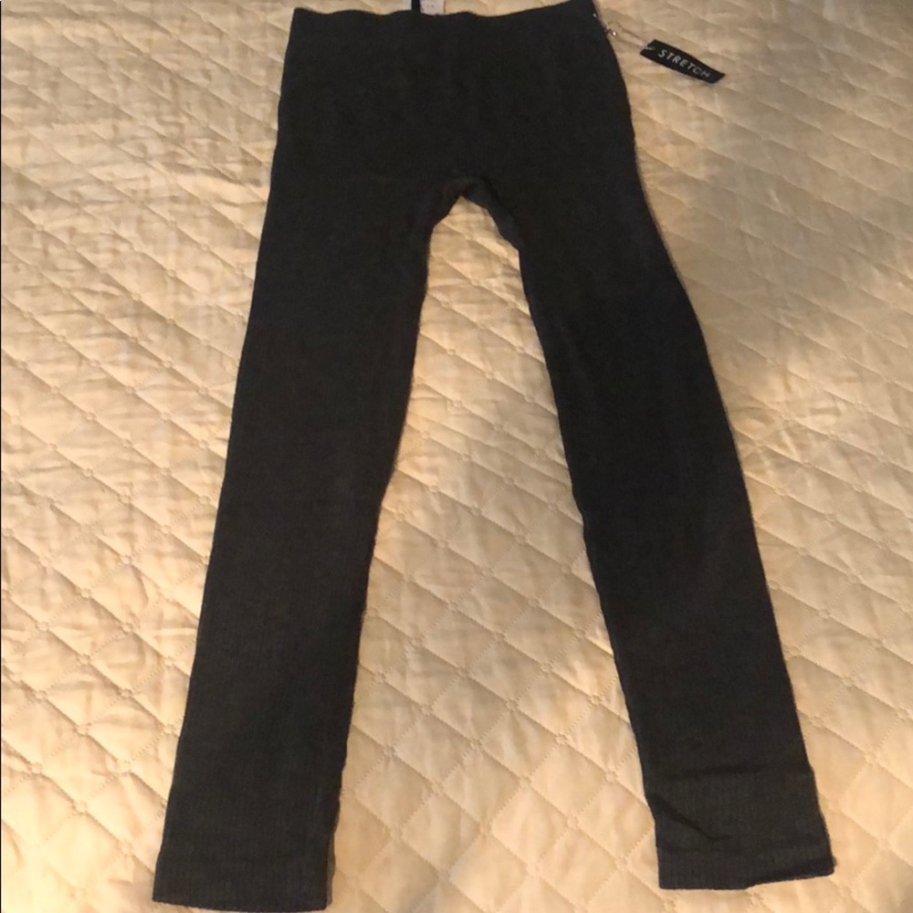 Stretchy charcoal leggings